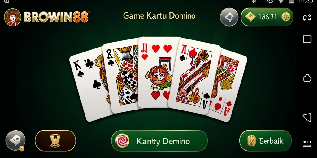 Tampilan gameplay seru di BROWIN88 yang menunjukkan keseruan bermain Domino.