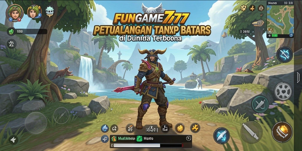 Gameplay dinamis dalam dunia terbuka FUNGAME777 yang menakjubkan.