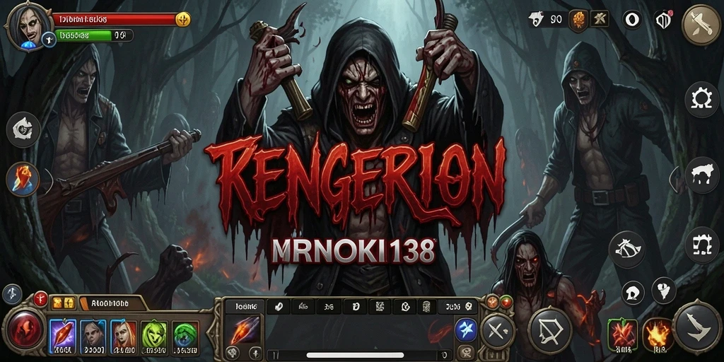 Tangkapan layar gameplay <strong>IDRHOKI138</strong> menunjukkan suasana horor yang mencekam.