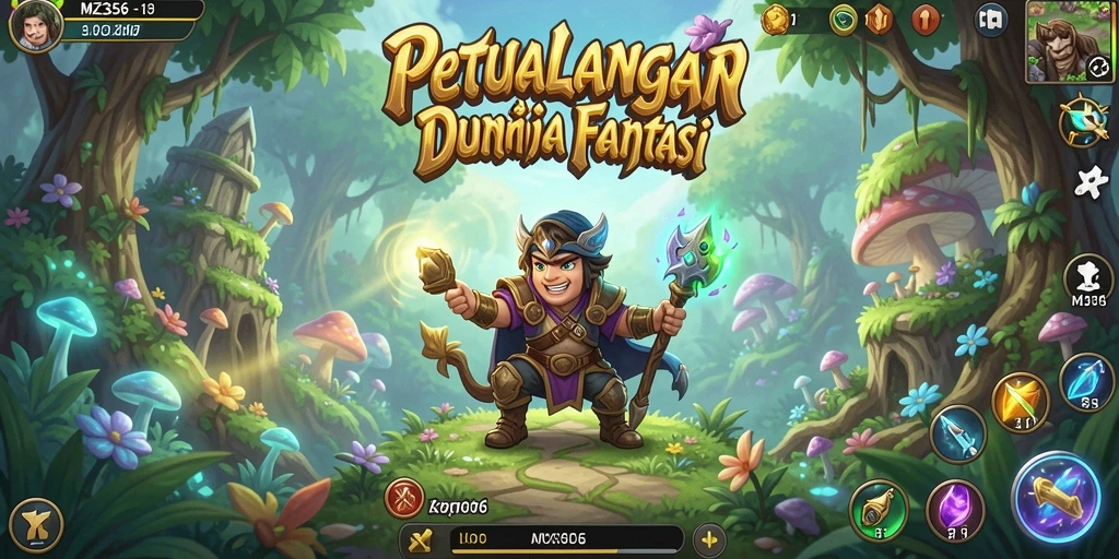 Tampilan gameplay MZ356 dengan aksi petualangan seru.