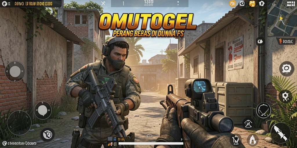 Tampilan gameplay intens dalam OMUTOGEL yang penuh aksi.
