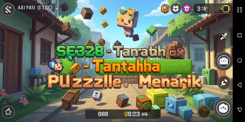Tangkapan layar gameplay SE328 dengan teka-teki menarik.