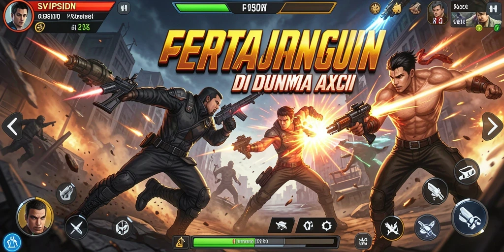 Tampilan aksi seru dan gameplay intens di SVIPSIDN.