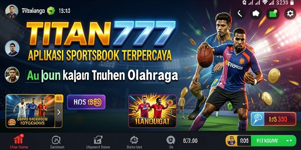 Screenshot permainan taruhan olahraga TITAN777 yang menarik dan interaktif.