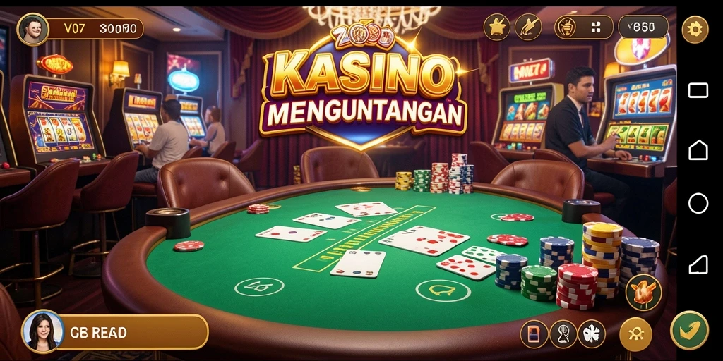 Screenshot V07 menampilkan gameplay Kasino yang seru dan mengasyikkan.